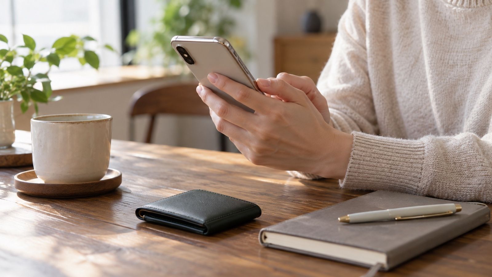 予約の前に、スマホと保険証・手帳をそろえる(イメージ)