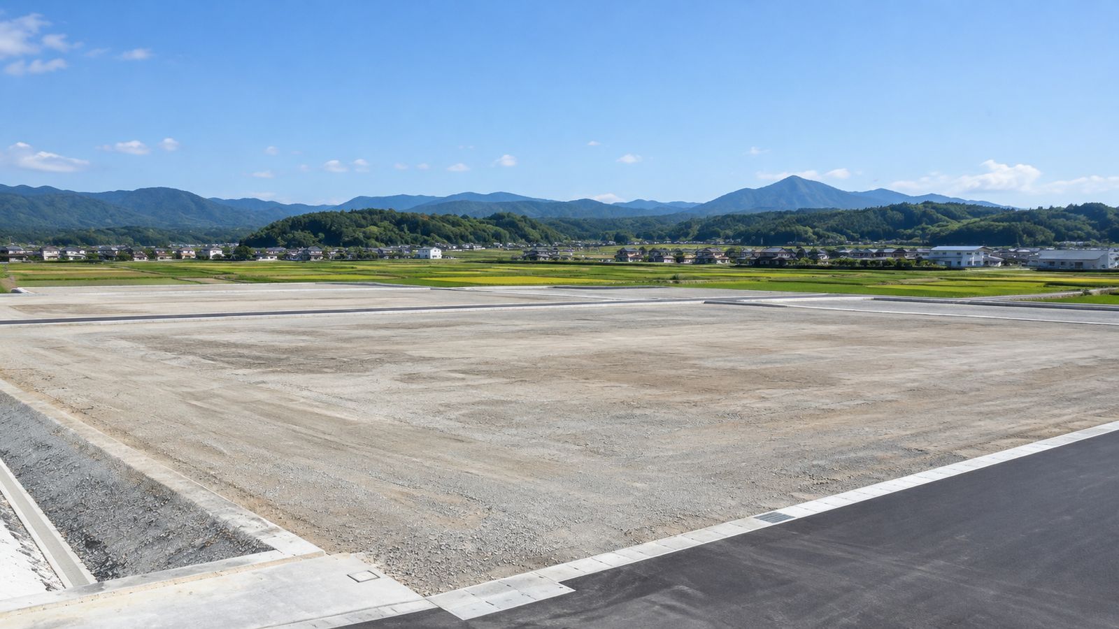 造成された広い工場用地