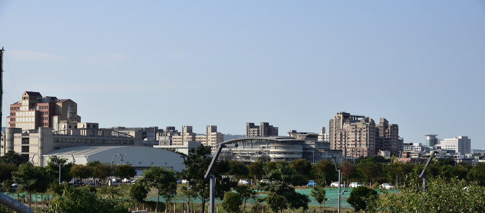 台中市西屯区の街並み